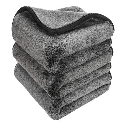 1200Gsm Ultra-Thick Microfiber Car Detailing Wash Towels Cleaning Cloth Towel for House Car Washing Drying Auto Polishing
